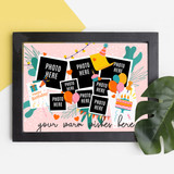 Personalized Birthday Photo Frame Gift 18 x 24 inch