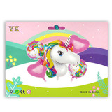 Unicorn Design Colorful Inflatable Foil Balloon (5 Pcs)