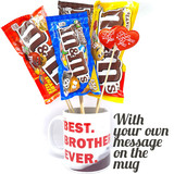 M&M Custom Message Mug Bouquet