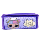 Girl Vector Design Pencil Purse - Purple