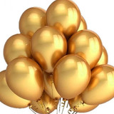 Metallic Balloon Golden 10 Pieces Pack Metallic Balloon Golden 10 Pieces Pack