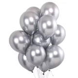 Metallic Balloon Silver 6 Pieces Pack