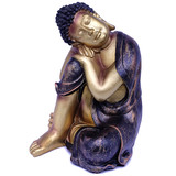 Thinking Lord Buddha Table Top Statue 9'' (Golden)