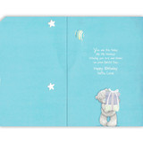 Birthday Surprises - Blue Greeting Card