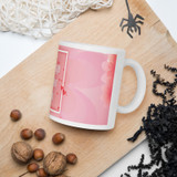 "Flower Print" Personalized Mug With Your Message
