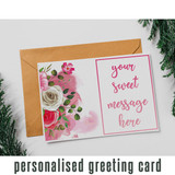Personalized Greeting Card With Your Message