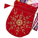 Gift Bag Flower Jari Red (For Gift Wrap Only)