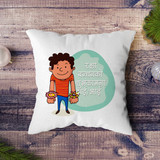 ''Raksha Bandhan Ko Subhakhamana" Printed Cushion