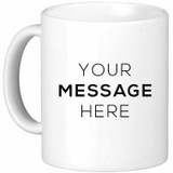 Personalized Message Print on Valentine Love Mug (Be Mine)
