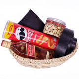 Wallet, Belt, Pringles, Dry Nuts And JW Red Label 200ml Combo
