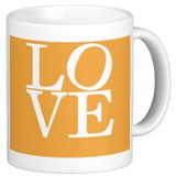 Valentine Love Mug With Personalized Message Print (Love)