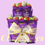 Cadbury Dairy Milk Lolly Chocolates Bouquet