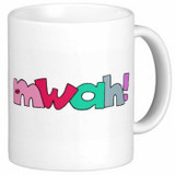 Valentine Love Mug With Personalized Message Print (Mwah)