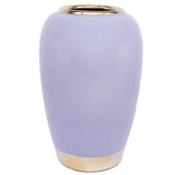 Standard Grey Oval Flower Vase 9.5"