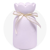 Flower Design White Ceramic Flower Vase