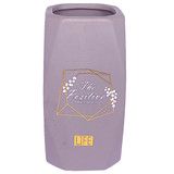 Ceramic Flower Vase Home Decor Showpiece - Grey