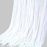 White Foil Curtain Backdrop Party Decor