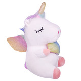 White Super Soft Plush Stuffed Unicorn Toy 10"