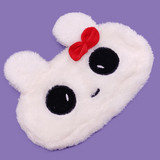 Soft White Plush Panda Pencil Purse