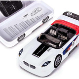 Car Shape Metal Kids Pencil Box (White) Car Shape Metal Kids Pencil Box (White)