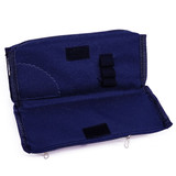 Baseball Printed Design Pencil Purse (Prussian Blue)