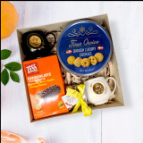 Cookies, Dry Nuts Jar And Cup Combo Box Hamper
