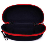 Green Lens Metal Sunglasses With Zipper Hard Case