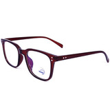 Maroon Glossy Frame Blue Ray Cut Eyeglass