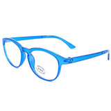 Kids Blue Transparent Frame UV Protecton Eyeglass