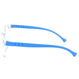 Kids Transparent Blue Frame UV Protecton Eyeglass