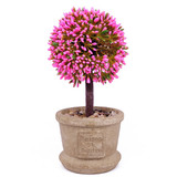 Artificial Pink Bonsai Small Tree Pot Plant