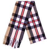 Multi Color Checkered Pattern Winter Scarf
