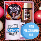 Custom Print Mug with Nescafe Coffee Combo Gift Box