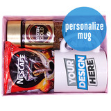 Custom Print Mug with Nescafe Coffee Combo Gift Box