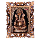 Classic Design Copper Ganesh Ji Photo Frame