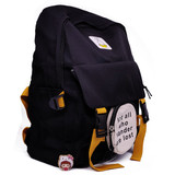 Black & Yellow Spacious Backpack School Bag