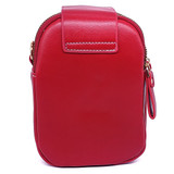 Hot Red Trendy Crossbody Mobile Bag