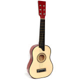 Acoustic 6 Strings Light Brown Learning Guitar For Kids