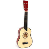 Acoustic 6 Strings Light Brown Learning Guitar For Kids