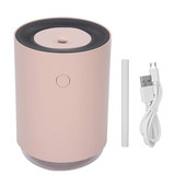 MJ-1 Portable Ambient Light Air Humidifier 220ml - Peachy Pink