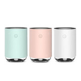 MJ-1 Portable Ambient Light Air Humidifier 220ml - Peachy Pink