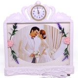 LED Light Photo Frame with Mini Clock