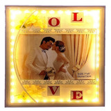 Love Couple Photo Frame Led Lights Design