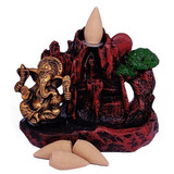 Lord Ganesha Backflow Incense Burner Smoke Fountain