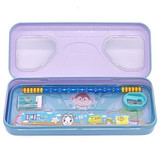 Two Step Geometry Box with Stationery Tools (Mint Green)