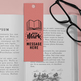 Personalized Message Print Bookmark for Your Loved One