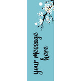 Your Lovely Message Print on Bookmark Tag