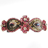 Pink Stone Flower design Hair Clip