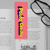 Paulo Coelho Special Printed Bookmark Tag