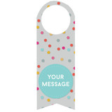 Your Lovely Message Print on Wine Tag